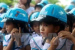 Safe helmet use spotlighted in Hanoi 