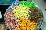 Candied coconut ribbons, a Tet delicacy
