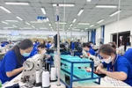 Workers at Tri-Viet International Co., Ltd., a 100% Japanese-owned company located at Tra Noc II Industrial Park, Can Tho city (Photo: qdnd.vn).