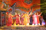 "Ao dai" show at the festival. (Photo: VNA)