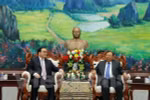Top Lao leaders welcome Hanoi’s high-ranking delegation