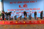 Patrol road built along Vietnam-Cambodia border