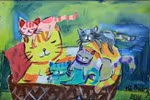 10 year-old artist opens solo show