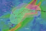 The forecasted path of Typhoon Yinxing over the few days (Photo: VNA) 