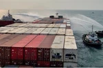 Owner of container ship blazed off Vietnamese coast thanks for help 