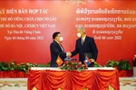 Hanoi, Vientiane enhance cooperation
