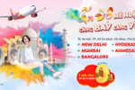 Vietjet offers exclusive zero-fare deal to celebrate 17 Vietnam – India route milestone