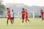 U23 Vietnam has private training session prior to match with Myanmar