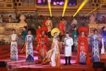 Charming beauty of traditional long dress