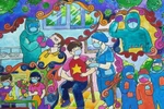 HCM City’s 8th grader wins special prize of COVID-19 drawing contest