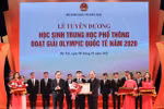 Outstanding students at international Olympiads honoured
