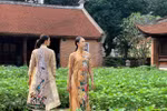 Veteran movie stars turn models in ao dai fashion show 