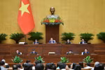 NA deputies question Cabinet members on auditing, culture, sports and tourism issues on June 5 (Photo: VNA)