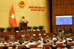 At the NA working session in Hanoi on June 24. (Photo: VNA)
