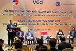 Prime Minister Pham Minh Chinh speaks at the seventh US-Vietnam Business Summit (Photo: VietnamPlus)