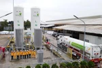 The first LNG station in the north is put into use in Bac Ninh. (Photo: VNA)