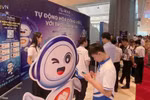 The Vietnam Artificial Intelligence Day 2024 draws a large number of visitors (Photo: VNA)