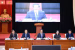 Minister of Education and Training Nguyen Kim Son at a meeting held in both in-person and online formats with 700,000 teachers, administrators and school staff nationwide (Photo: VietnamPlus)