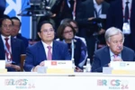 PM Pham Minh Chinh attends the plenary session of the expanded BRICS Summit in Kazan, Russia, on October 24. (Photo: VNA)