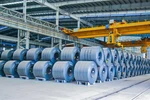 A factory of Hoa Phat Group (HPG). Early financial indications from steel companies in Q1 show improved business results after a volatile period. (Photo: HPG)