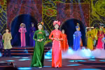 "Ao dai" designs are performed at the opening ceremony of the Hanoi Tourism Ao Dai Festival 2024 on October 4. (Photo: VNA)