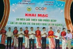 The opening ceremony of the fair at Long Bien Park of Hanoi on August 22 (Photo: VNA)