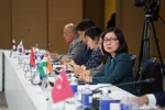 VNA Deputy General Director Doan Thi Tuyet Nhung attends the 53rd meeting of the OANA Executive Board in Moscow on September 15. (Photo: VNA)