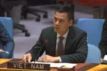 Ambassador Dang Hoang Giang, Permanent Representative of Vietnam to the UN, speaks at the debate on September 10. (Photo: VNA)