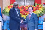 President welcomes Cuban top legislator