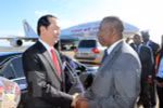 President arrives in Madagascar for 16th Francophone Summit