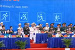 NA Chairman attends public security guard force sports festival 