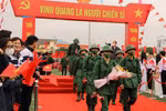 New recruits sent off in ceremonies for military service