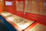 Nguyen Dynasty documents being displayed in Hanoi