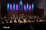 Russia’s oldest orchestra performs a Vietnamese music piece. (Photo: VNA)
