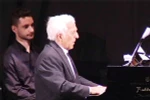 Russian pianists Vladimir Ashkenazy and his son Vovka.