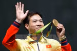Shooter Hoang Xuan Vinh is world No. 1