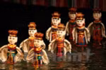 Artisan dedicates to water puppet making