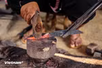 Hmong ethnic people preserving traditional blacksmithing