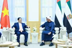 Vietnamese PM holds talks with UAE President