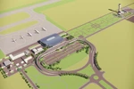 Blueprint of Quang Tri airport. (Photo: baochinhphu.vn)