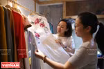 Brilliance of hand-embroided Ao Dai