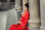 Miss Khanh Van brilliant and beautiful in “ao dai”