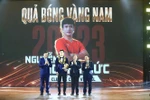 Young star midfielder, goalkeeper win Vietnam Golden Ball 2023