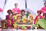Hau dong costumes shown on the catwalk