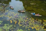 Tam Coc tourism site impressive in Autumn