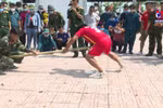 Soldiers hold Chol Chnam Thmay celebrations for Khmer people