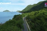 Unique coastal route on Con Dao Island 