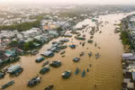 Cai Rang Floating Market at dawn