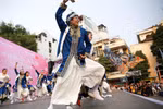 Yosakoi dance on focus at cherry blossom festival 
