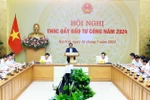 Prime Minister Pham Minh Chinh addresses the conference. (Photo: VNA)